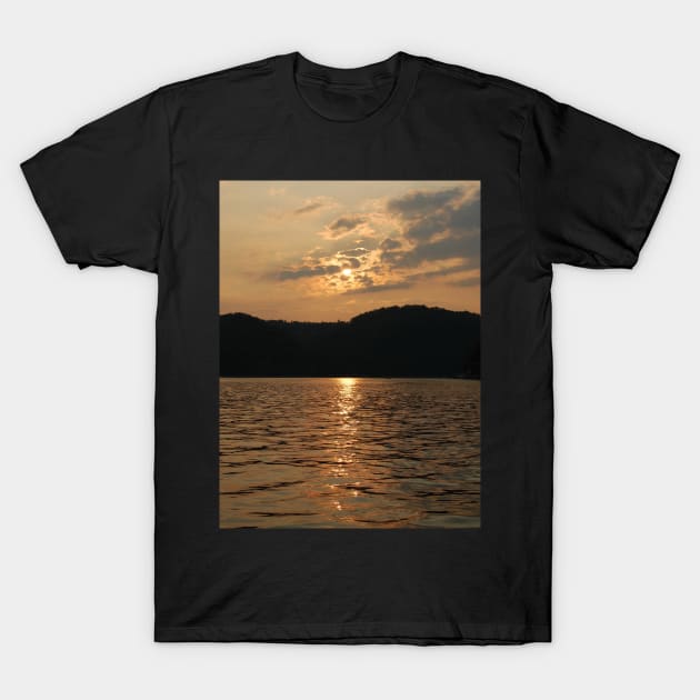 Golden Sunset On Center Hill T-Shirt by EllieMae